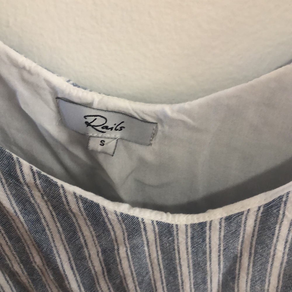 Rails Diana Sicily Stripe Tank Flounce Dress - image 5